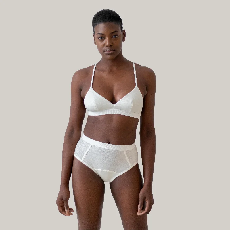 Bell - Sleeve Women's Mohair - Wool Blend SweatersTA-CT HIGH BRIEFS CINTO - OFF-WHITE
