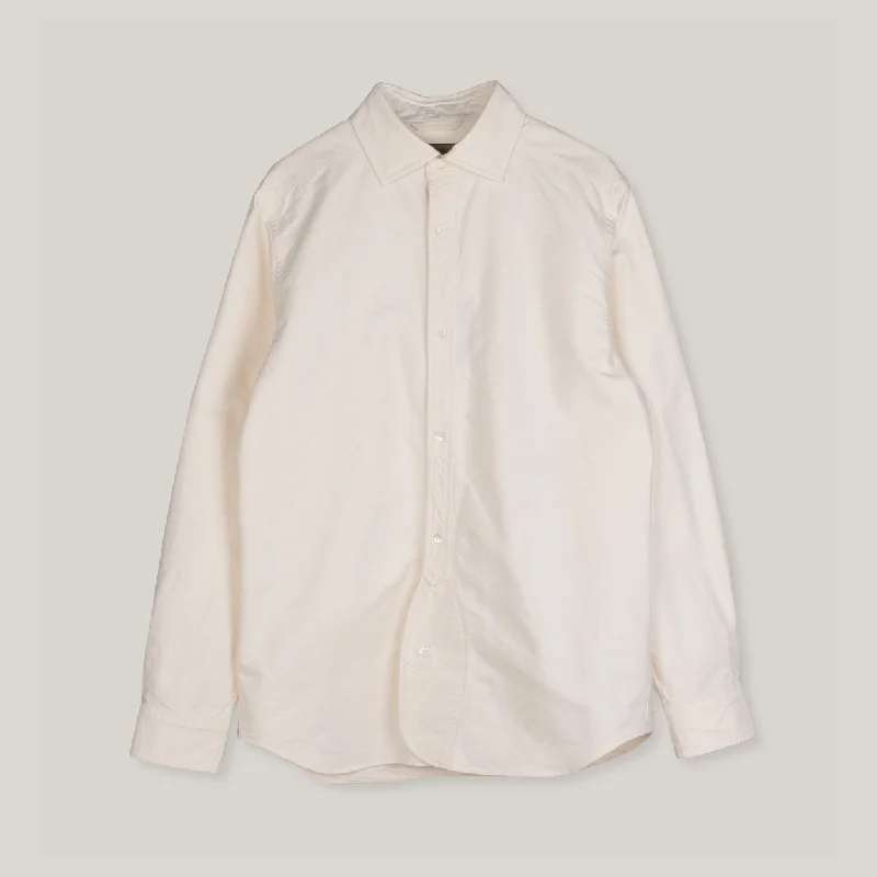 Tie - Front Women's Lambswool Sweaters in Pastel HuesNIGEL CABOURN MAINLINE BRITISH OFFICERS SHIRT - WHITE Tie - Front Women's Lambswool Sweaters in Pastel HuesNIGEL CABOURN MAINLINE BRITISH OFFICERS SHIRT - WHITE