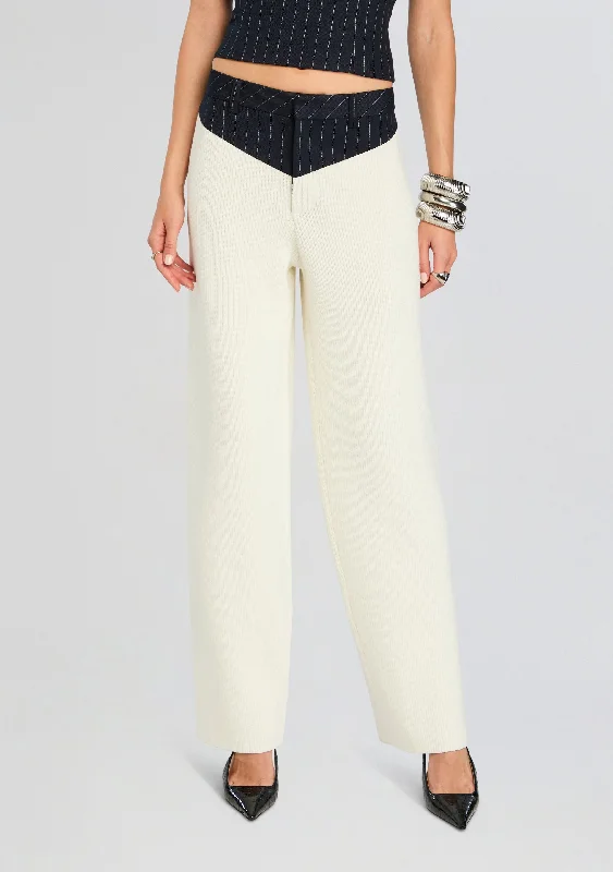 Sleeveless Women's Silk - Trimmed Sweaters for SummerShaina Pant