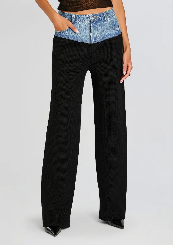 Plus Size Women's Side - Slit Sweaters in Bold SolidsChani Pant