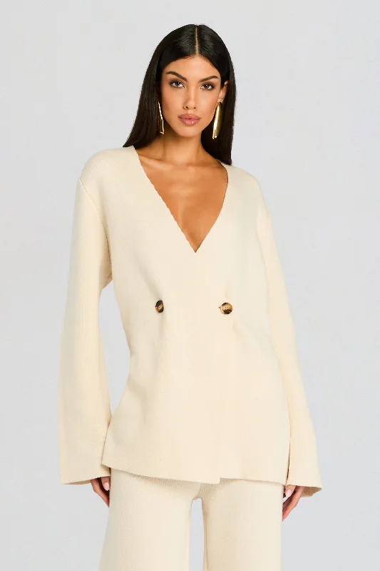 High - Low Hem Women's Cashmere - Blended SweatersTundra Sweater