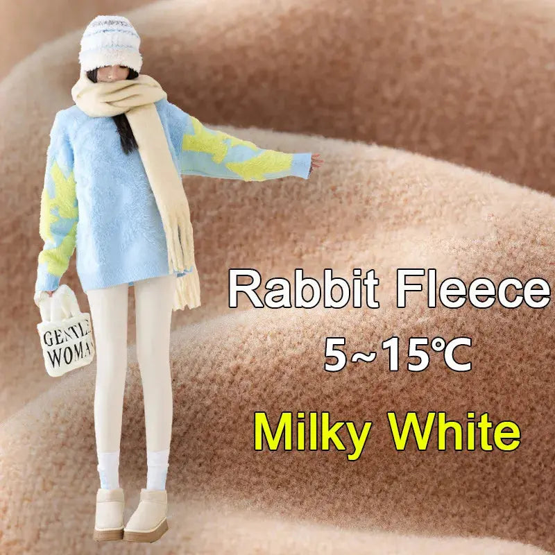 Rabbit wool-White