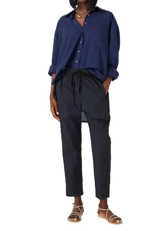 Maternity women leggings for expecting mothers' comfortDraper Pant In Black