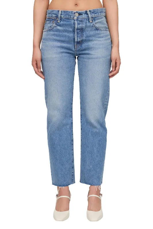 Metallic - finish women leggings for a glamorous and shiny outfitGarfield Straight Jean In Light Blue Metallic - finish women leggings for a glamorous and shiny outfitGarfield Straight Jean In Light Blue