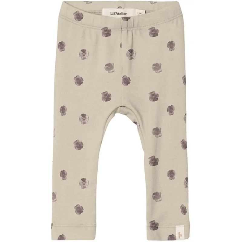 Belted women leggings for a defined waist and added styleLil'Atelier Fog Flower Gaya Slim leggings Belted women leggings for a defined waist and added styleLil'Atelier Fog Flower Gaya Slim leggings