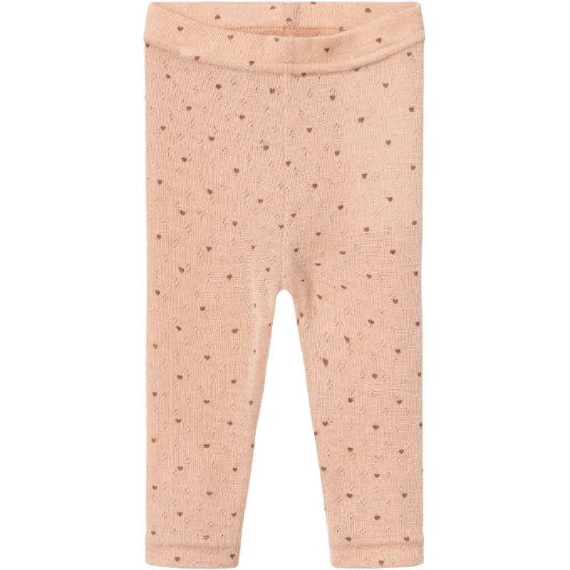 Leather - look women leggings for a bold and edgy styleLil'Atelier Rugby Tan Nava Wool Leggings Leather - look women leggings for a bold and edgy styleLil'Atelier Rugby Tan Nava Wool Leggings