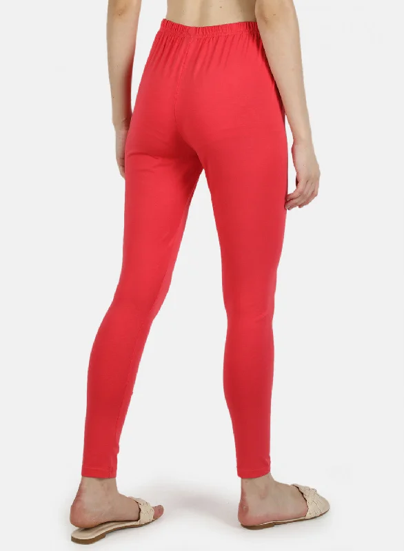 Plus - size women leggings with a comfortable and stretchy designWomen Pink Plain Legging Plus - size women leggings with a comfortable and stretchy designWomen Pink Plain Legging