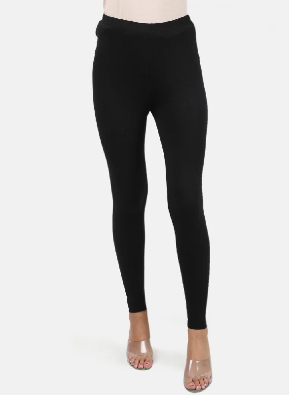 Maternity women leggings for expecting mothers' comfortWomens Black Plain Legging