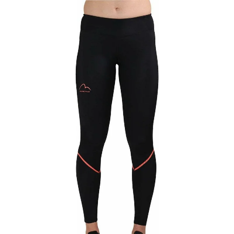 Fleece - lined women leggings for extra warmth in cold weatherMore Mile Compression Womens Long Running Tights - Black Fleece - lined women leggings for extra warmth in cold weatherMore Mile Compression Womens Long Running Tights - Black