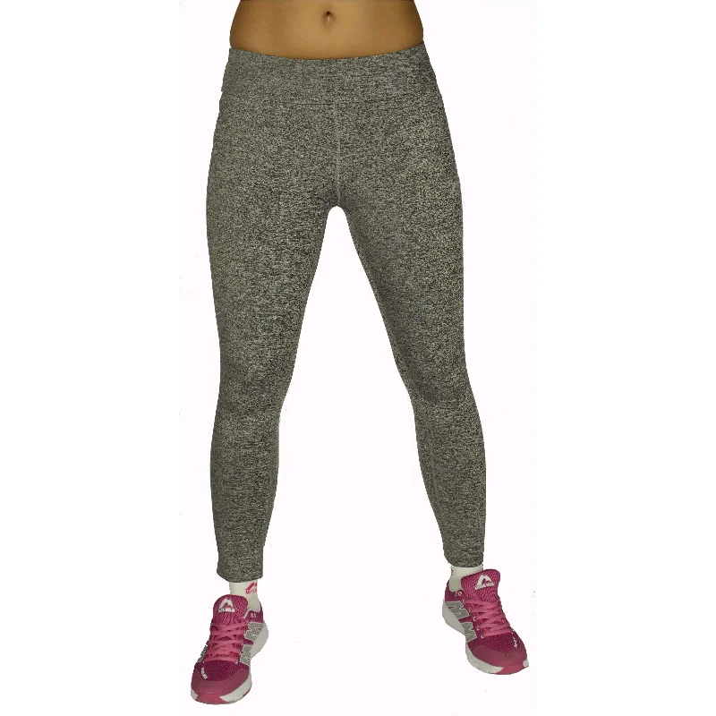 Ripped women leggings for a trendy and rebellious fashion statementMore Mile Heather Womens Running Pants - Grey Ripped women leggings for a trendy and rebellious fashion statementMore Mile Heather Womens Running Pants - Grey