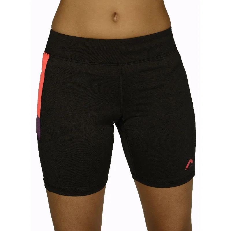 More Mile More-Tech Womens Short Running Tights - Black