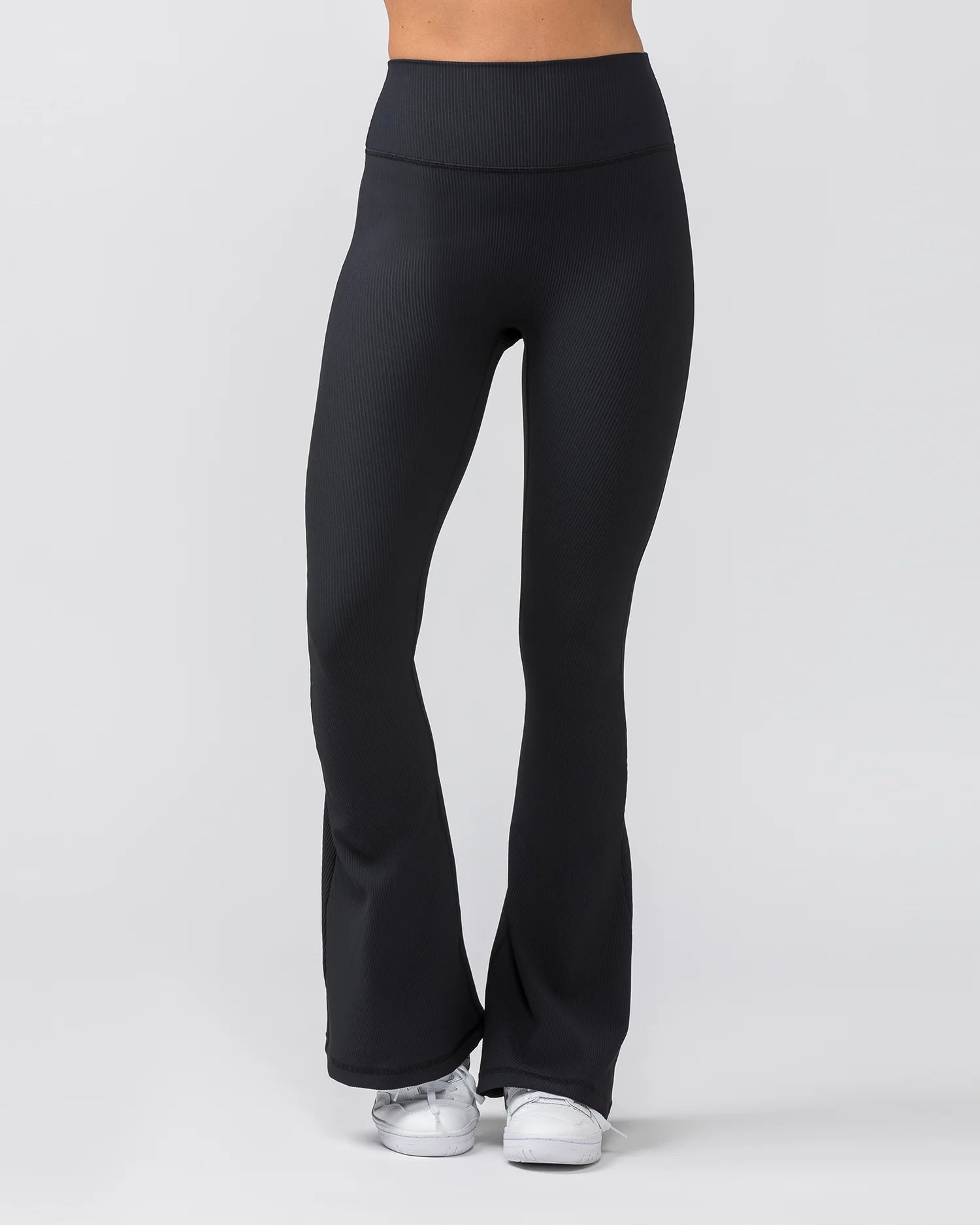 Cargo - pocket women leggings for added functionality and styleMuscle Nation | Zero Rise Rib Flare Leggings - Black