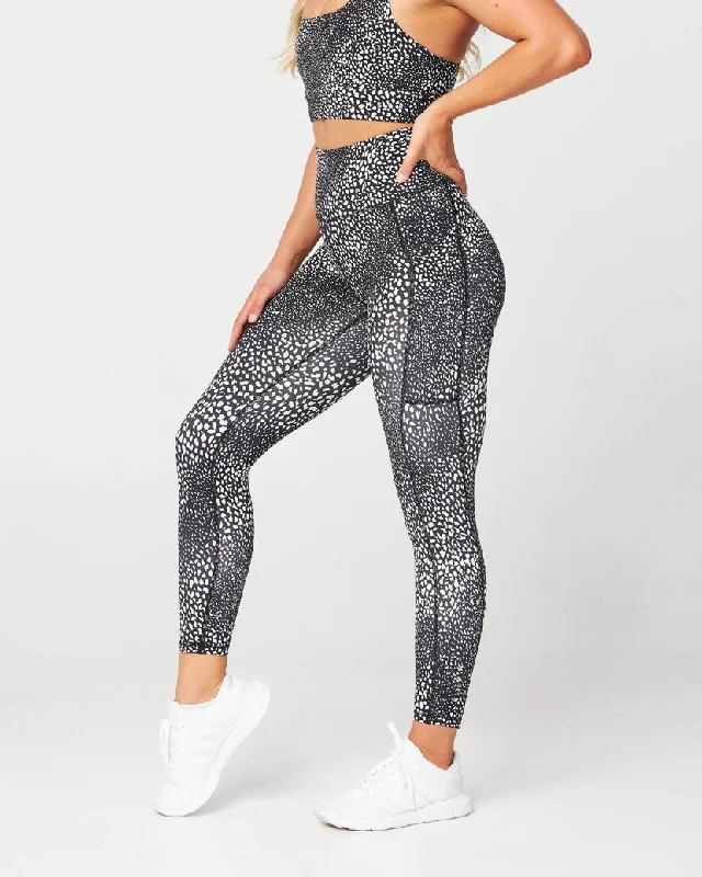 Fleece - lined women leggings for extra warmth in cold weatherMuscle Republic | Elevate 7/8 Leggings - Animal Print Fleece - lined women leggings for extra warmth in cold weatherMuscle Republic | Elevate 7/8 Leggings - Animal Print