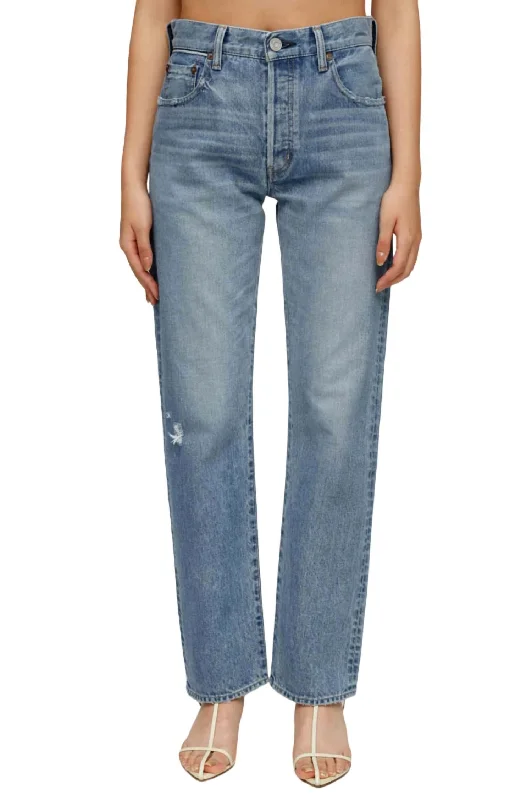 Sheer - panel women leggings for a sexy and alluring lookMv Gibraltar Straight Jean In Blue Sheer - panel women leggings for a sexy and alluring lookMv Gibraltar Straight Jean In Blue