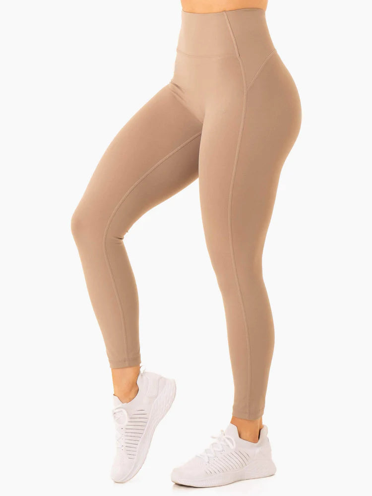 Patterned geometric women leggings for a modern and stylish appearanceRyderwear | NKD Frame High Waisted Leggings - Latte Patterned geometric women leggings for a modern and stylish appearanceRyderwear | NKD Frame High Waisted Leggings - Latte