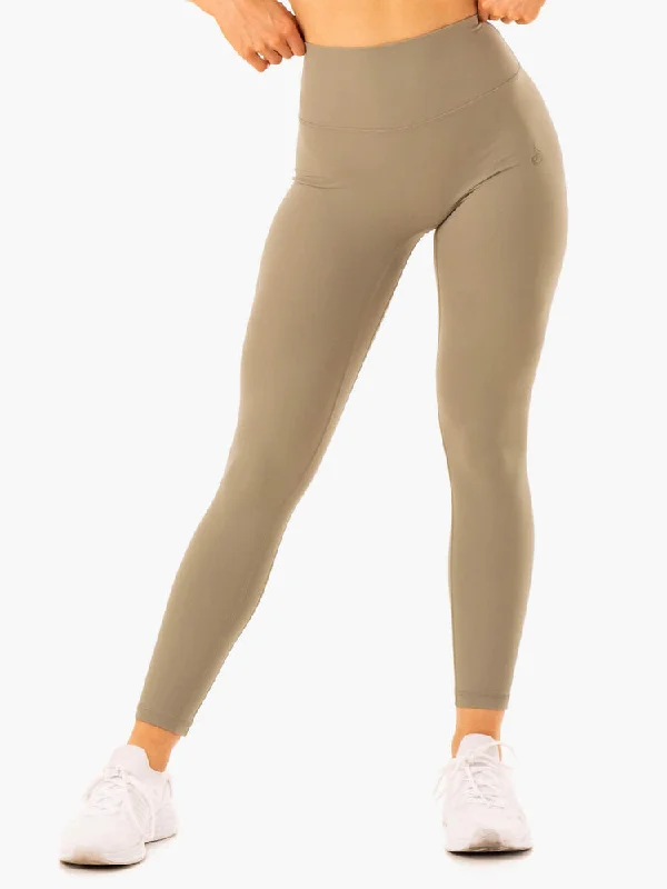 Maternity women leggings for expecting mothers' comfortRyderwear | NKD Refine High Waisted Leggings - Khaki Maternity women leggings for expecting mothers' comfortRyderwear | NKD Refine High Waisted Leggings - Khaki
