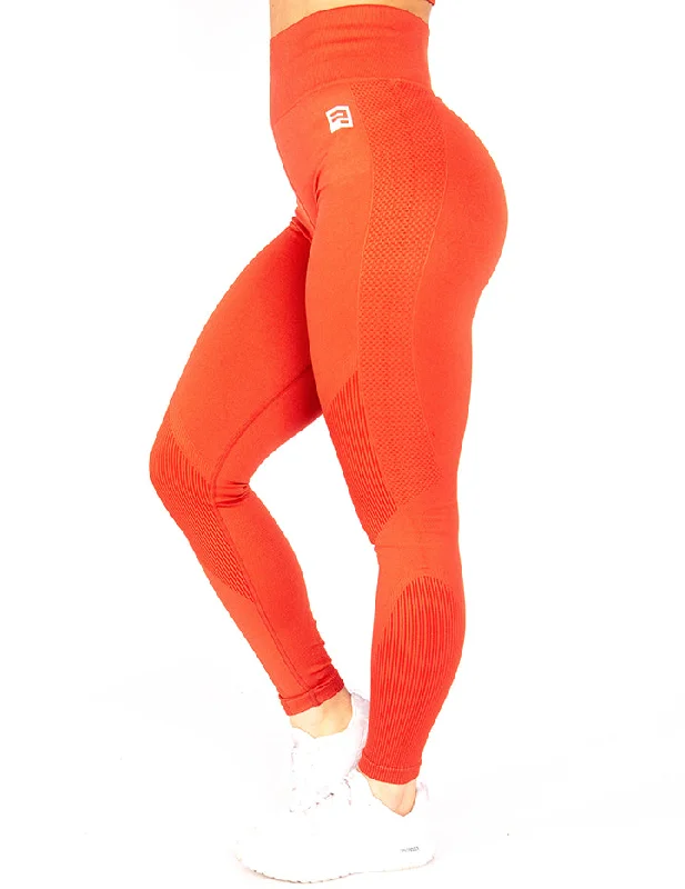 Printed floral women leggings for a feminine and eye - catching lookSEAMLESS '3D FIT' SCULPT LEGGINGS - RUST Printed floral women leggings for a feminine and eye - catching lookSEAMLESS '3D FIT' SCULPT LEGGINGS - RUST