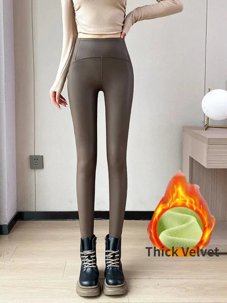 Brown Green Velvet