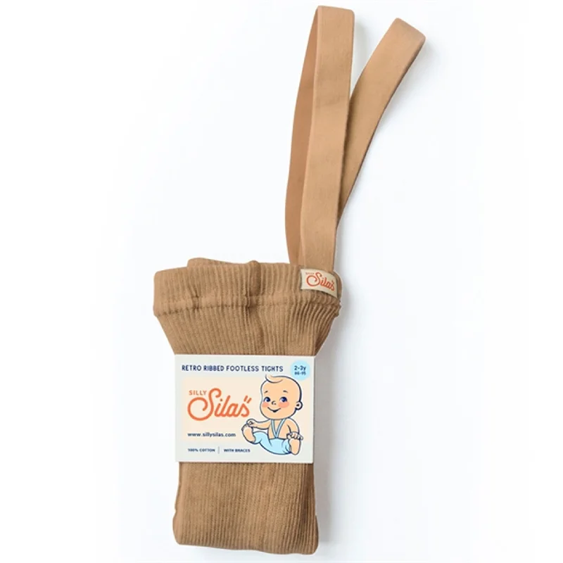Bootcut women leggings for a unique and flattering silhouetteSilly Silas Footless Tights Light Brown Bootcut women leggings for a unique and flattering silhouetteSilly Silas Footless Tights Light Brown