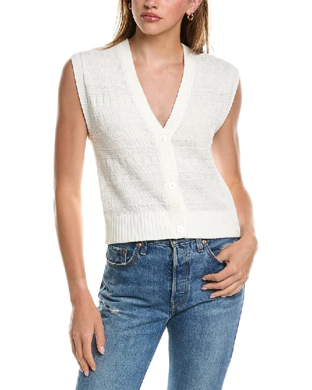 27 Miles Malibu Marled Sleeveless Cardigan