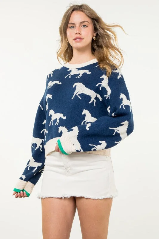 Knit Horse Sweater