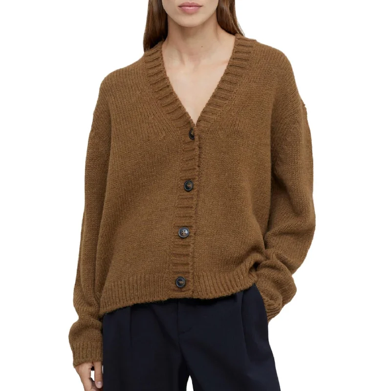 sequin embellished women cardigan for special occasionsAlpaca Mix Boxy Cardigan In Brown sequin embellished women cardigan for special occasionsAlpaca Mix Boxy Cardigan In Brown