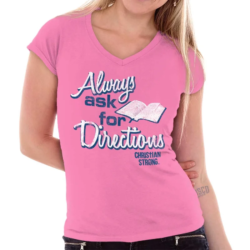 Sheer Women T Shirt for a Stylish and Alluring LookAlways Ask Junior Fit V-Neck T-Shirt Sheer Women T Shirt for a Stylish and Alluring LookAlways Ask Junior Fit V-Neck T-Shirt