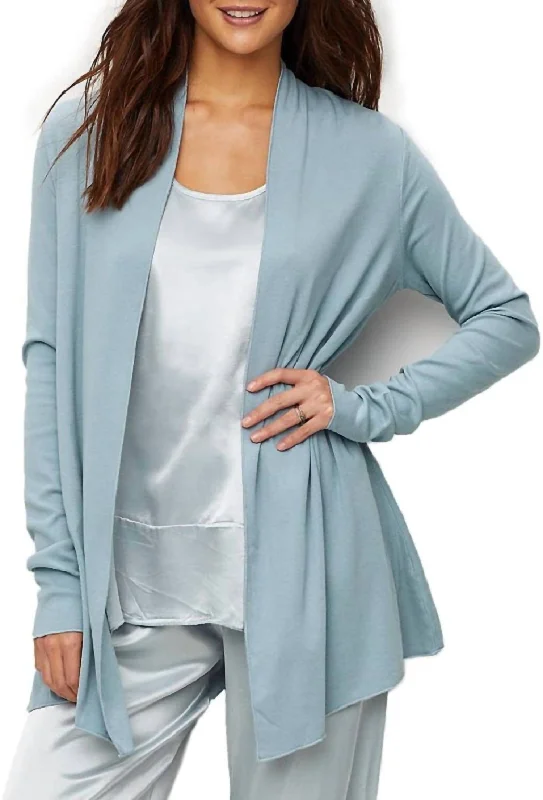 cable knit women cardigan with intricate patternsAmelia Knit Cardigan In Morning Blue cable knit women cardigan with intricate patternsAmelia Knit Cardigan In Morning Blue