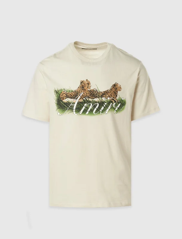 Striped Women T Shirt in a Classic PatternCHEETAH LOGO TEE