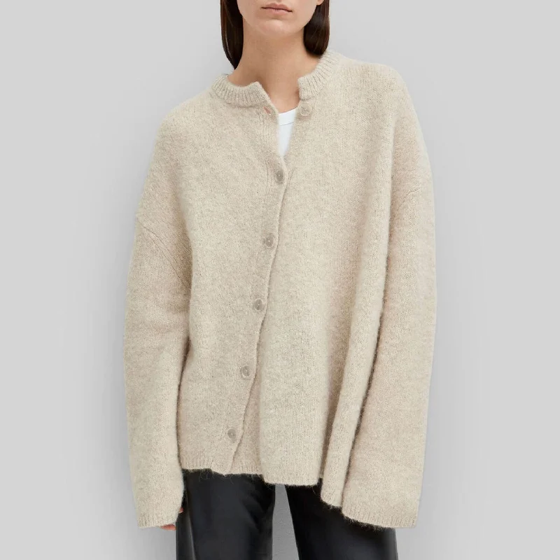 v neck women cardigan to elongate the necklineAsymmetrical Buttoned Crewneck Cashmere and Mohair Blend Oversized Knit Cardigan v neck women cardigan to elongate the necklineAsymmetrical Buttoned Crewneck Cashmere and Mohair Blend Oversized Knit Cardigan