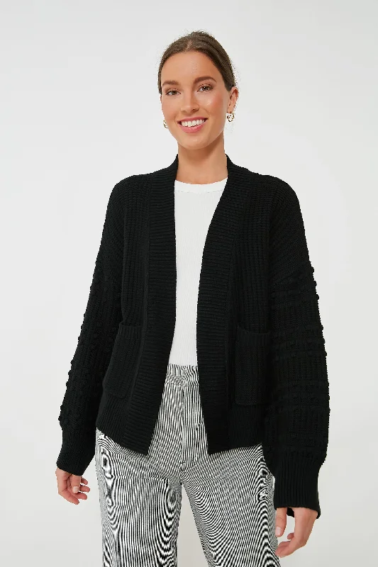 Black Bobble Cardigan