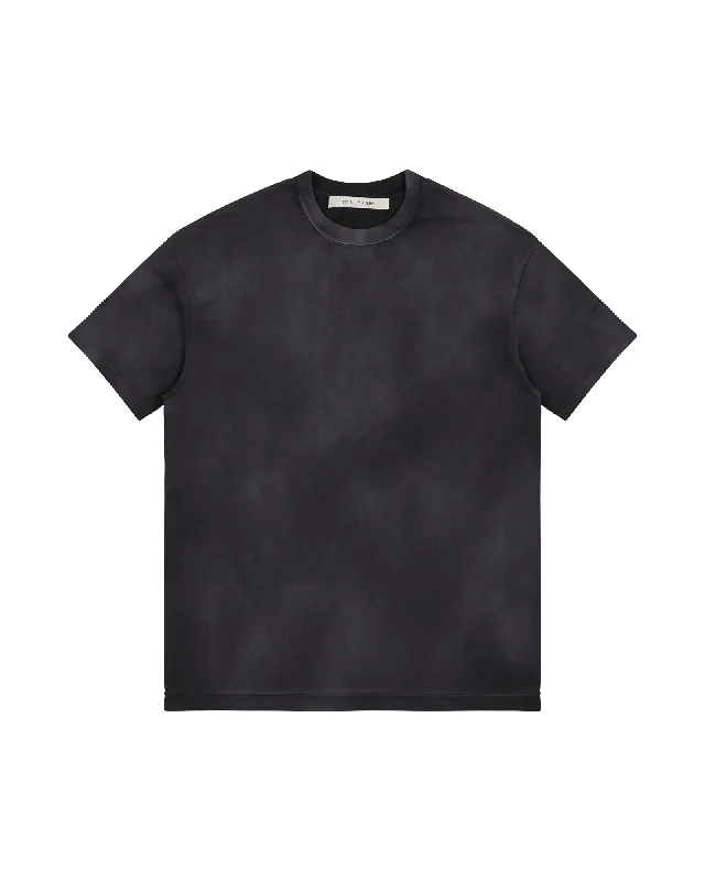Graphic Print Women T Shirt for a Trendy StatementBLACK GARMENT DYE T-SHIRT