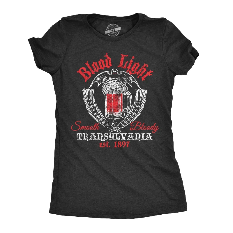 V - Neck Women T Shirt to Enhance the NecklineBlood Light Women's T Shirt