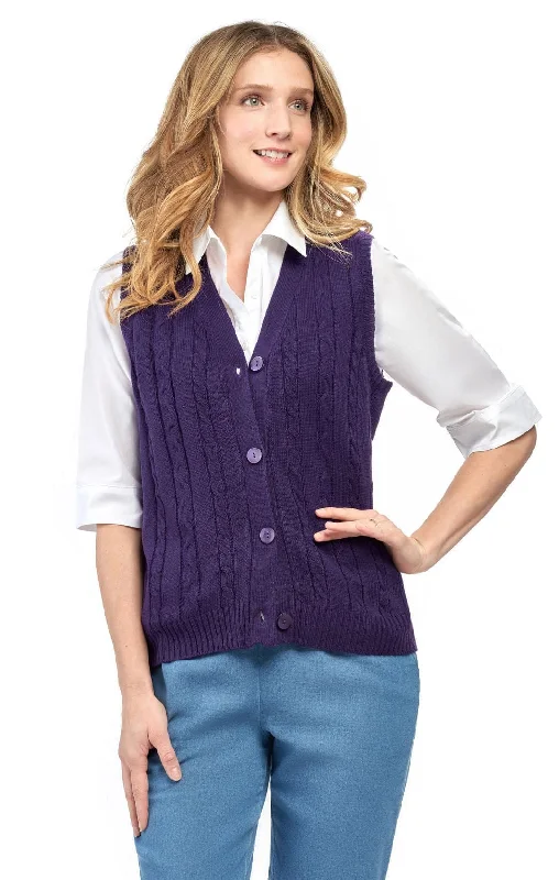 oversized women cardigan for a trendy and cozy lookWomen's Button Front Cable Cardigan Sweater Vest – Button Up Styling in a Timeless Cable Knit oversized women cardigan for a trendy and cozy lookWomen's Button Front Cable Cardigan Sweater Vest – Button Up Styling in a Timeless Cable Knit