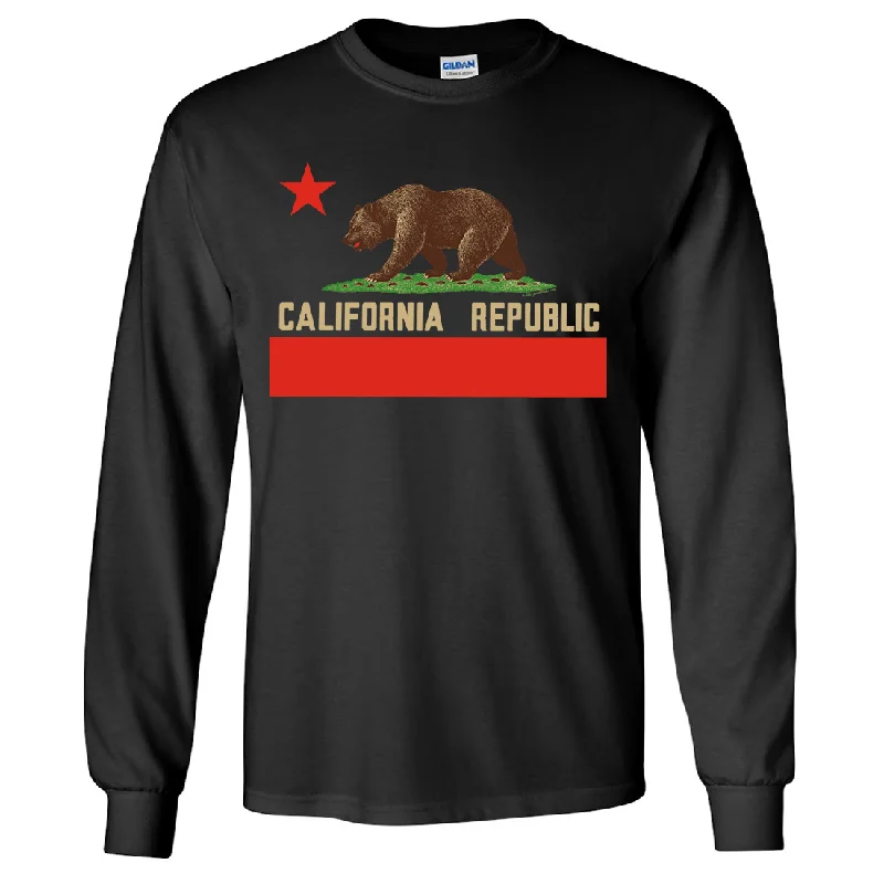 V - Neck Women T Shirt to Enhance the NecklineDon Pimentel California Republic Bear Flag Long Sleeve Shirt V - Neck Women T Shirt to Enhance the NecklineDon Pimentel California Republic Bear Flag Long Sleeve Shirt