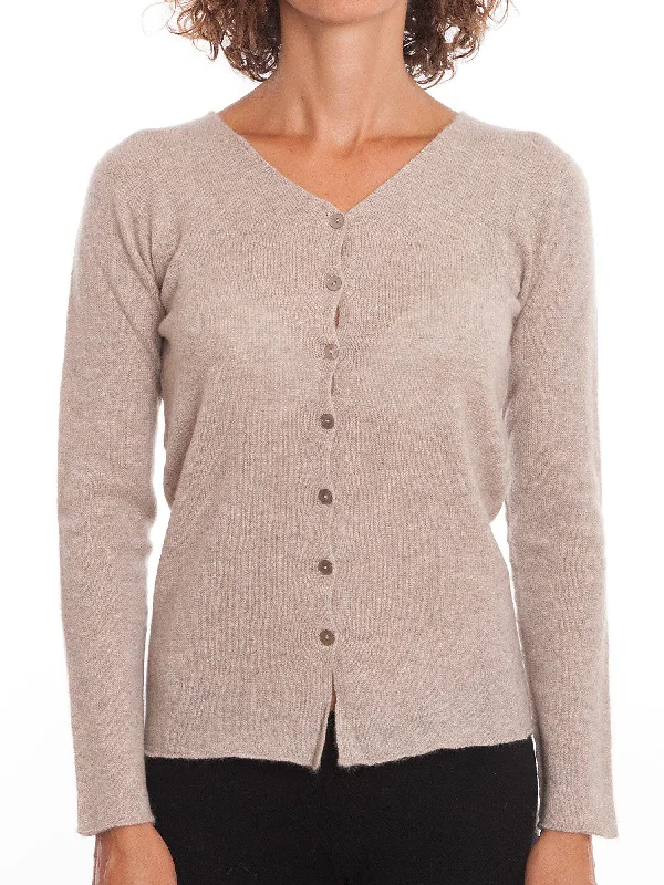 Cardigan With Buttons 100% Cashmere