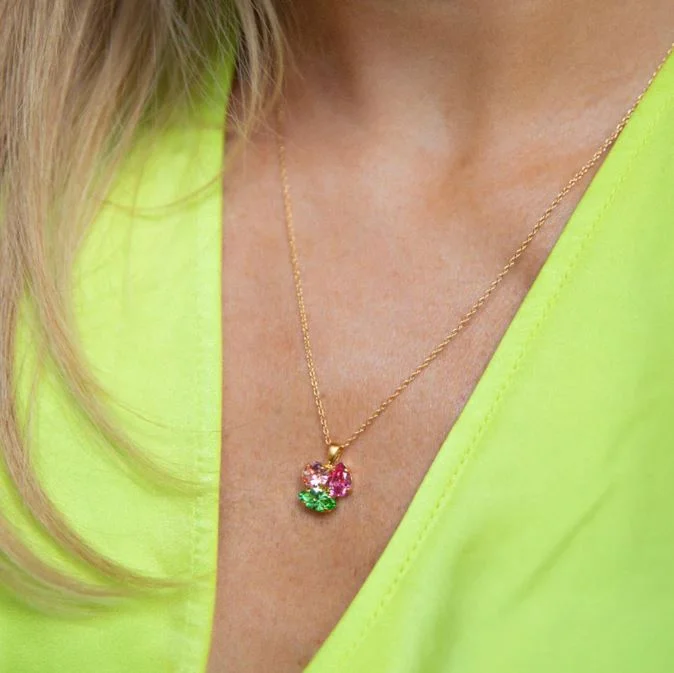 Hooded Women's Fleece - Lined Sweaters for WinterCaroline Svedbom Ana Necklace Gold Tropicana Gold