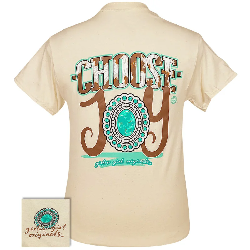 Crop Top Women T Shirt to Pair with High - Waisted BottomsChoose Joy 2 Natural SS-2506