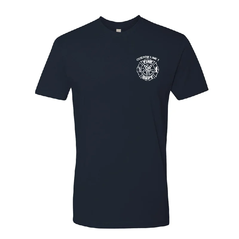 Customized Fire Dept with Dept Initals Premium T-Shirt