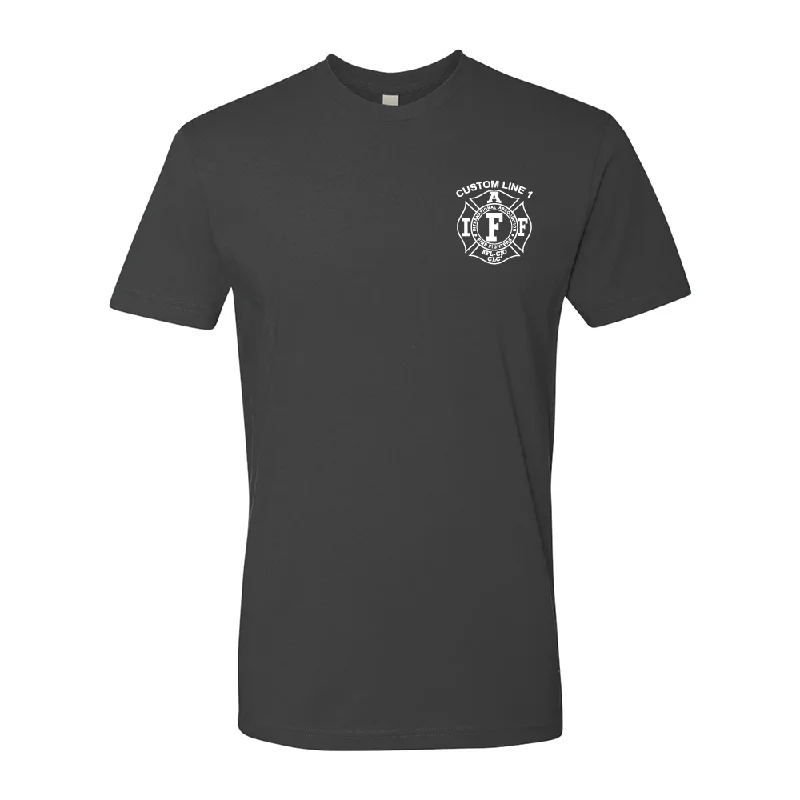 Customized IAFF with Local Number Premium T-Shirt