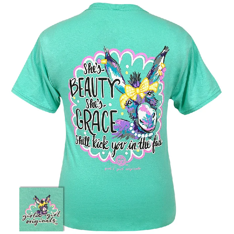 Tie - Dye Women T Shirt with a Bohemian VibeDonkey Beauty Cool Mint SS-2498