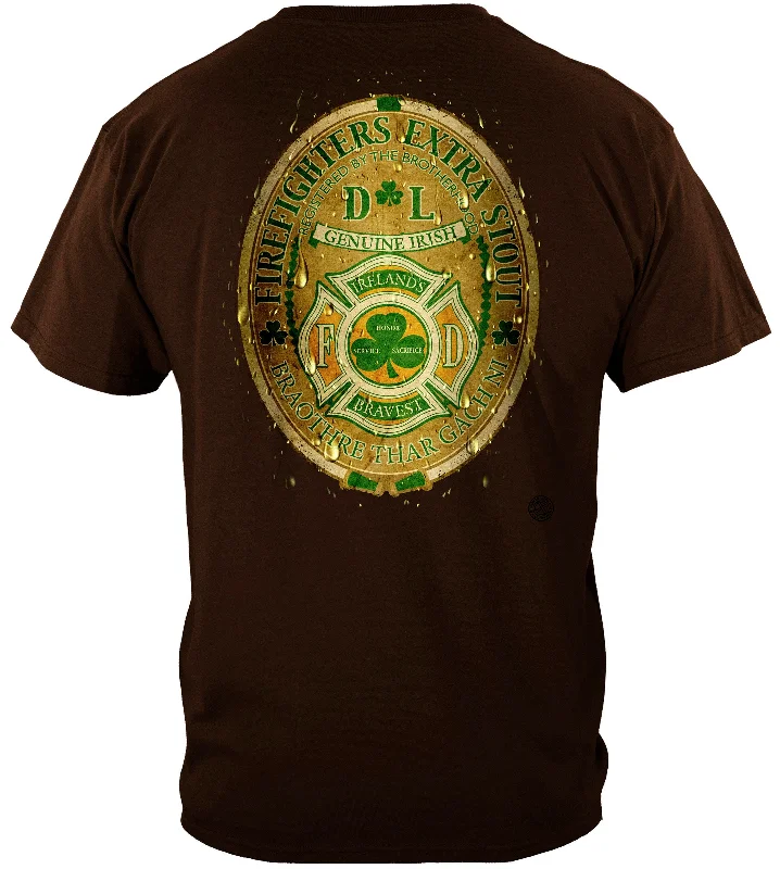 Puff Sleeve Women T Shirt for a Fashion - Forward LookFirefighters Irish Pride Tshirt
