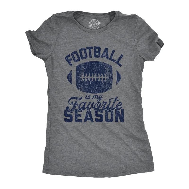 Plus Size Women T Shirt for a Comfortable and Flattering FitFootball Is My Favorite Season Women's T Shirt Plus Size Women T Shirt for a Comfortable and Flattering FitFootball Is My Favorite Season Women's T Shirt