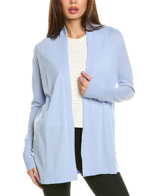 v neck women cardigan to elongate the necklineForte Cashmere Easy Silk & Cashmere-Blend Cardigan v neck women cardigan to elongate the necklineForte Cashmere Easy Silk & Cashmere-Blend Cardigan