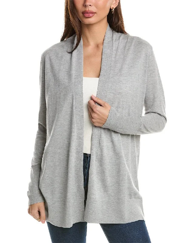 oversized women cardigan for a trendy and cozy lookForte Cashmere Easy Silk & Cashmere-Blend Cardigan oversized women cardigan for a trendy and cozy lookForte Cashmere Easy Silk & Cashmere-Blend Cardigan