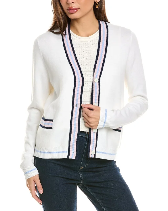 hooded women cardigan for added warmth and styleForte Cashmere Tipped V-Neck Cashmere-Blend Cardigan hooded women cardigan for added warmth and styleForte Cashmere Tipped V-Neck Cashmere-Blend Cardigan