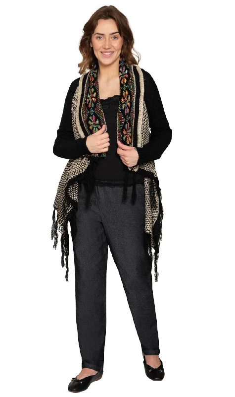 hooded women cardigan for added warmth and styleWomen's Fringed Jacquard Weave Open Front Long Cardigan hooded women cardigan for added warmth and styleWomen's Fringed Jacquard Weave Open Front Long Cardigan
