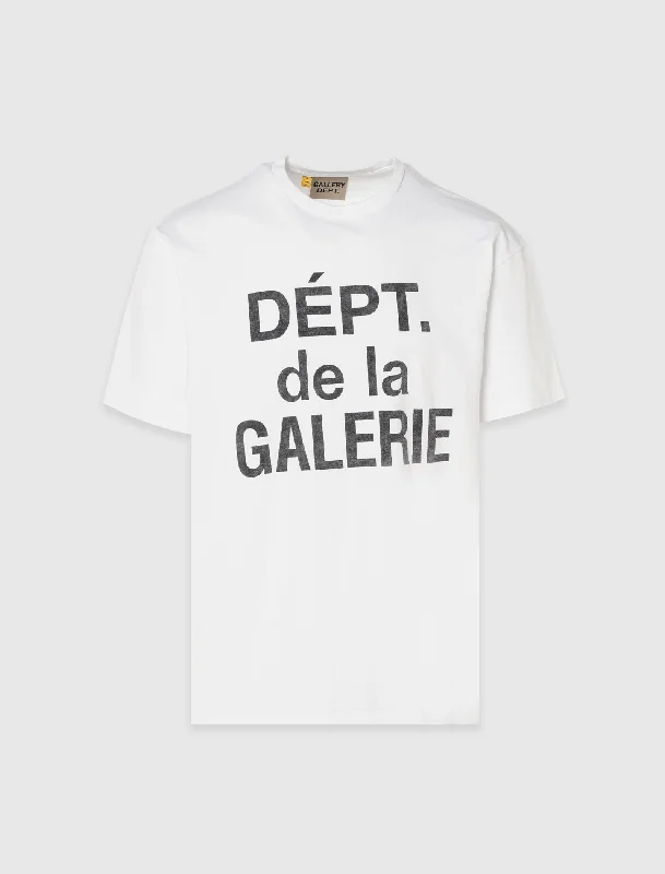 Crop Top Women T Shirt to Pair with High - Waisted BottomsDEPT. DE LA GAL TEE