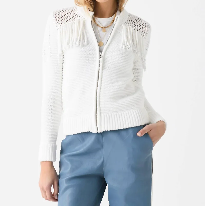 Glenda Cardigan In Off White