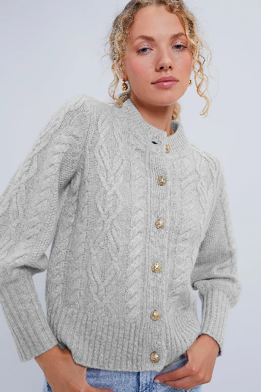 maternity women cardigan for expecting momsGray Cashmere Colette Cardigan
